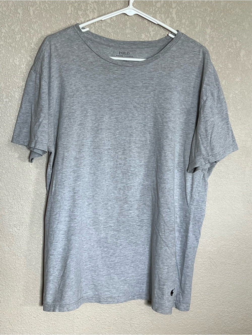 Women’s Polo by Ralph Lauren Heather Gray Short Sleeve Crew Tee size XL